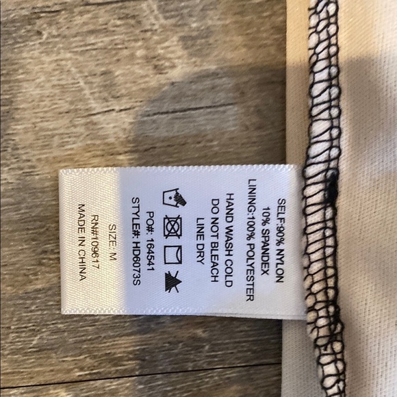 Black and Tan V-Neck Bodycon Midi Dress - Picture 6 of 9